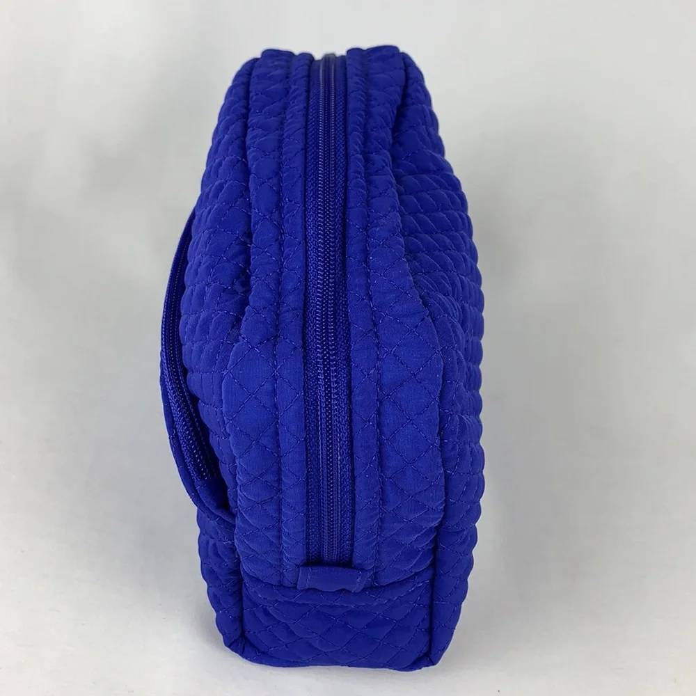 Vera Bradley Iconic Medium Cosmetic Gage Blue - Picture 3 of 8